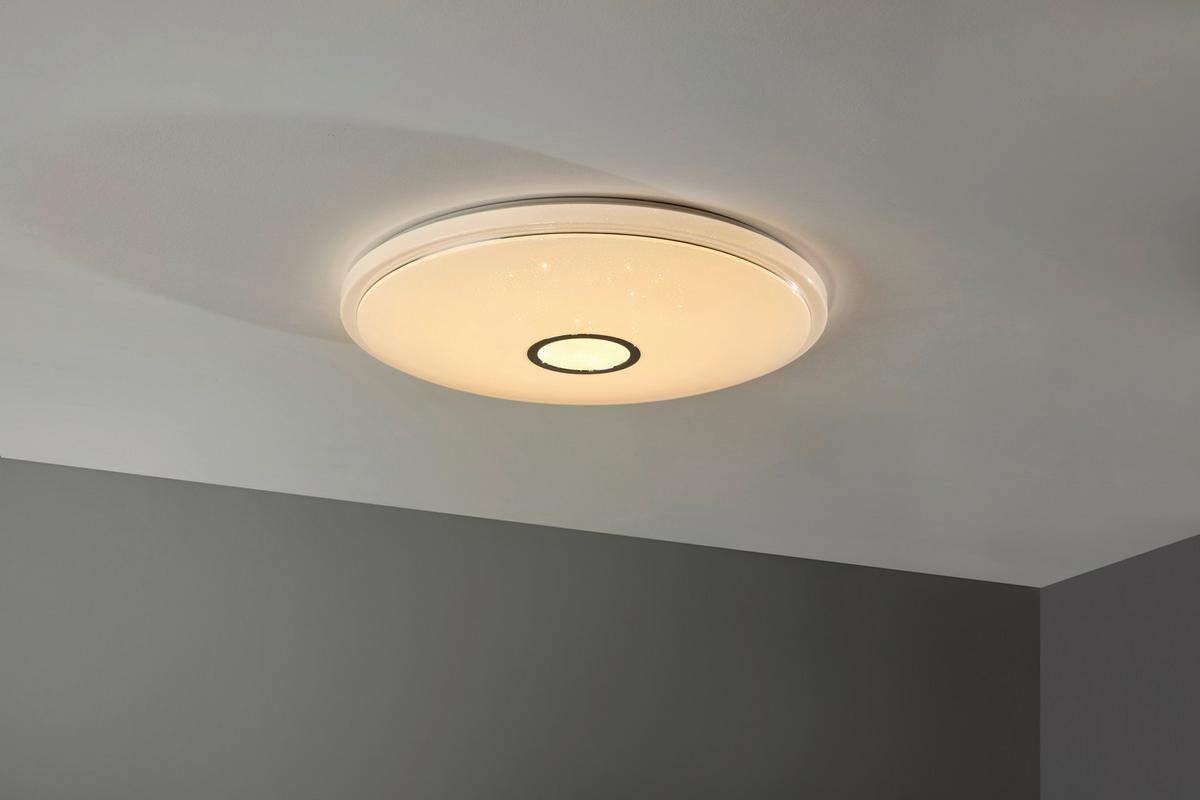 LED-Deckenleuchte Connor max. 30 Watt - Weiss, Kunststoff/Metall (68/9cm)
