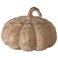 Dekokürbis Auyama I Beige - Beige, Basics, Kunststoff/Stein (10/7,3cm) - Mömax