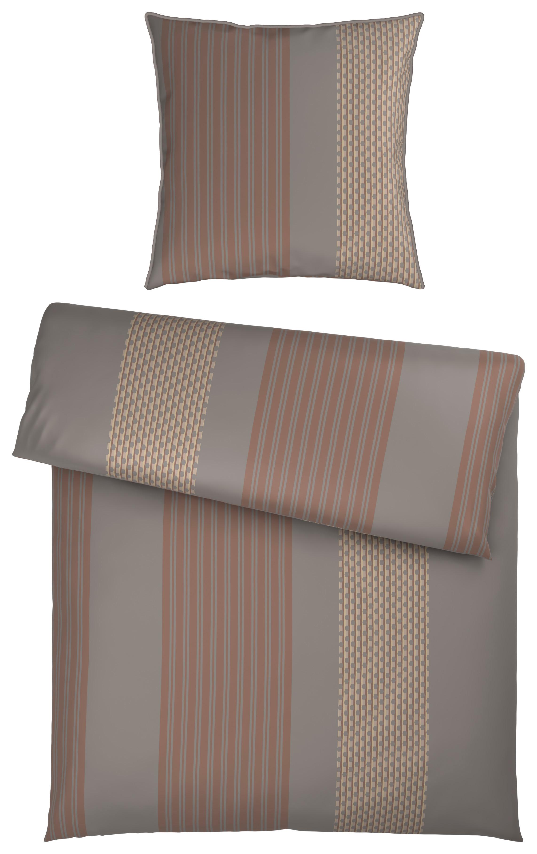 POŚCIEL PATTERN MIX - szary, tkanina (135/200cm) - Dieter Knoll