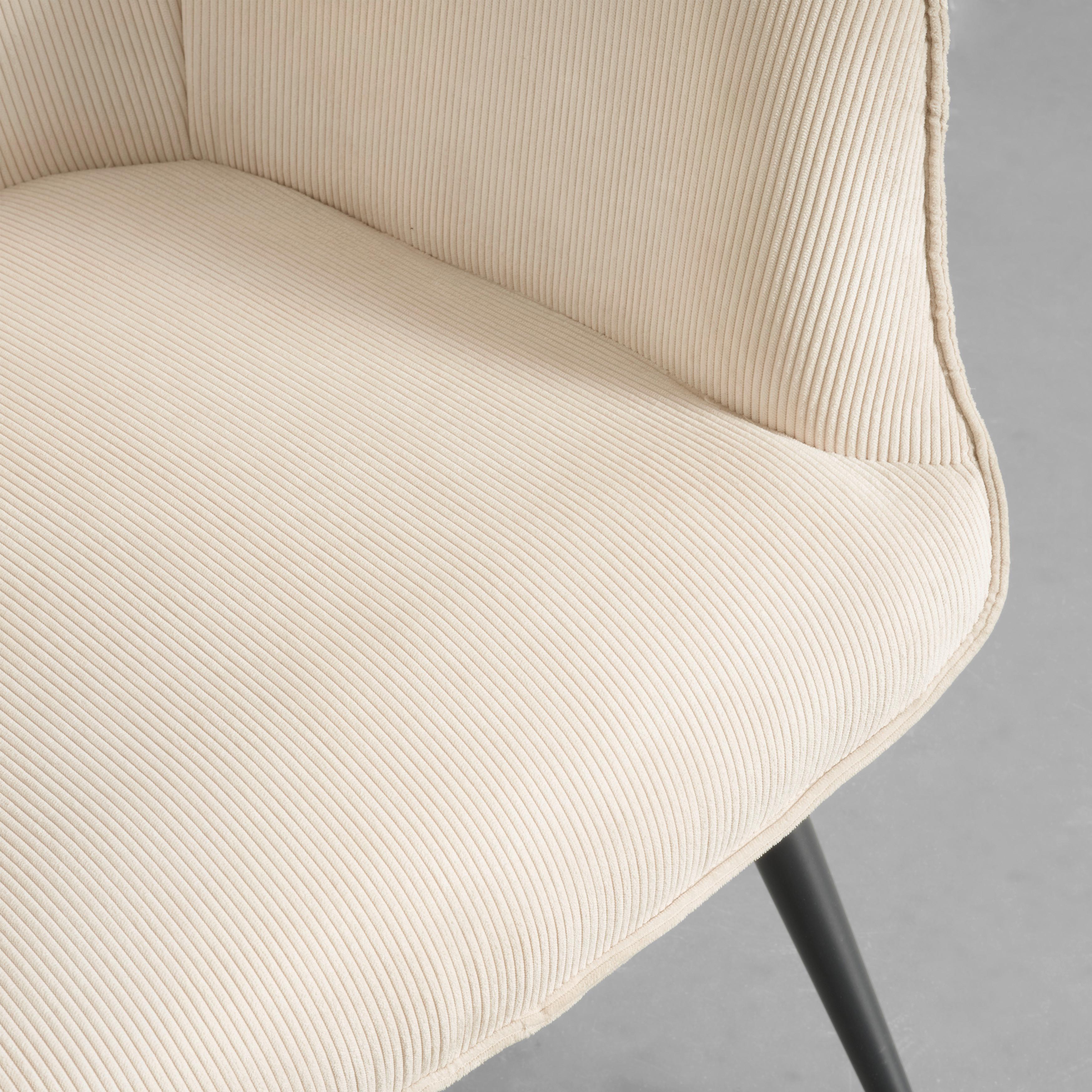 Fotel Gunvor - bézs, Modern, textil/fa (73/97/79cm) - Mömax