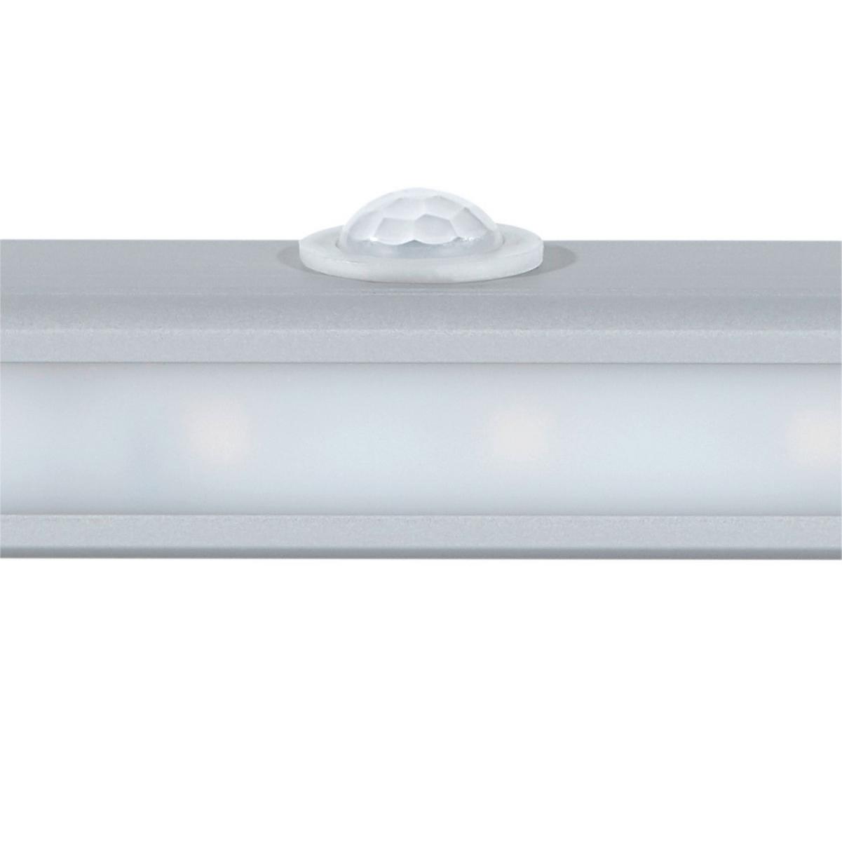 Kleiderstange "UNIT" in Alufarben mit Beleuchtung - Alufarben, Modern, Metall (87,1cm) - Based