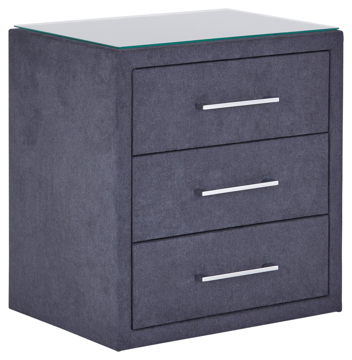 NOPTIERĂ KELOPATRA - antracit, Konventionell, plastic/textil (56/60/41cm) - Modern Living