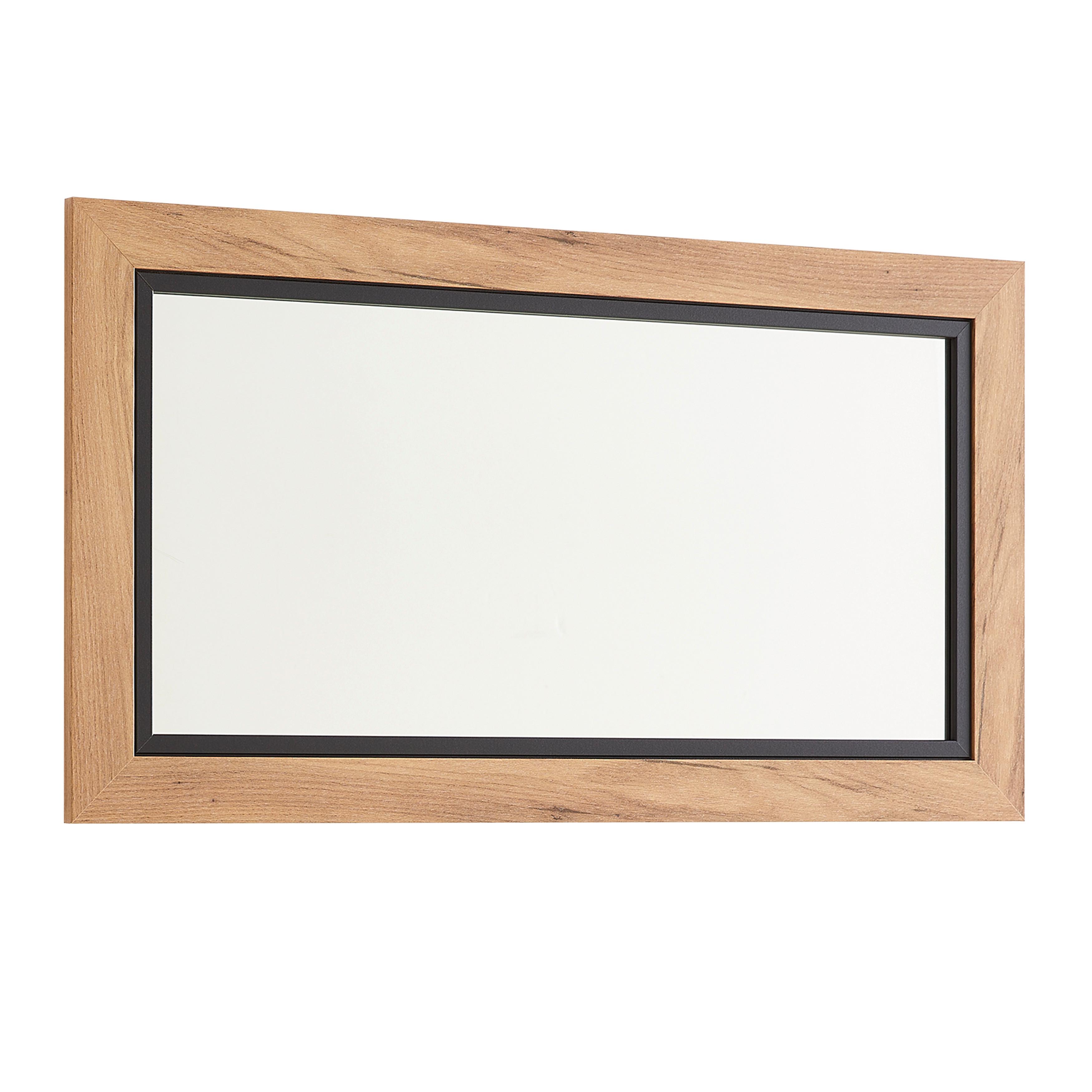 WANDSPIEGEL FOREST -EXKLUSIV- - Eikenkleuren, Modern, Houtcomposiet/Glas (55/100cm) - Mömax