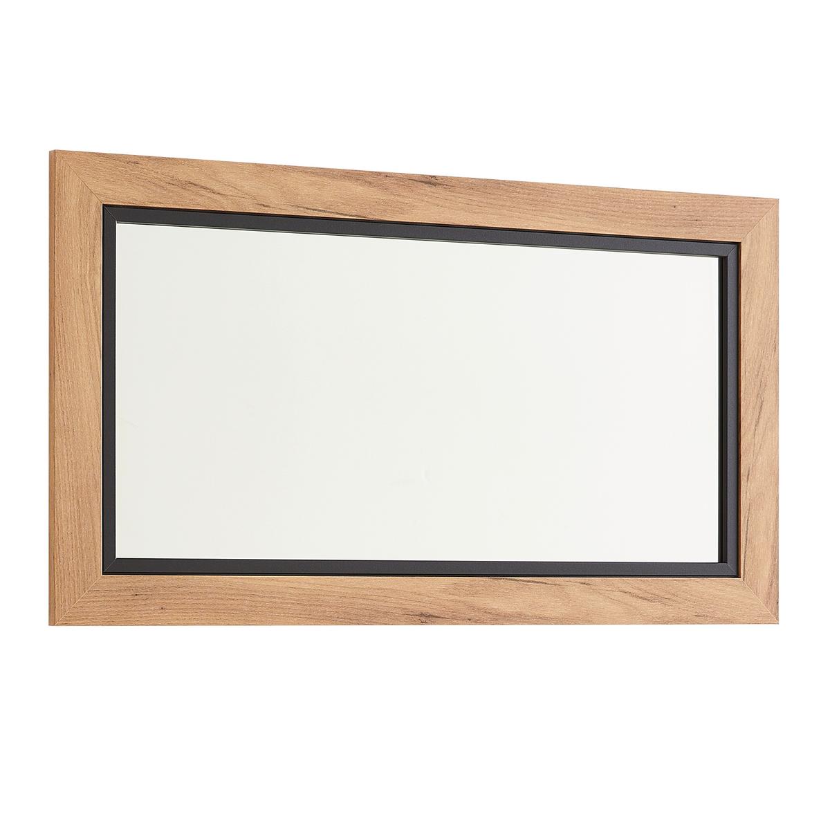 Wandspiegel Forest in Eichefarben - Eichefarben, MODERN, Glas/Holzwerkstoff (55/100cm) - Mömax