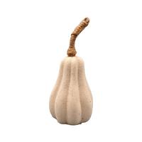 Dekokürbis Cindy Beige - Beige, KONVENTIONELL, Keramik (5,5/12,3cm) - Mömax