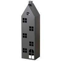 Laternenhaus Alba I Schwarz - Schwarz, Basics, Metall (24/96/20cm) - Mömax