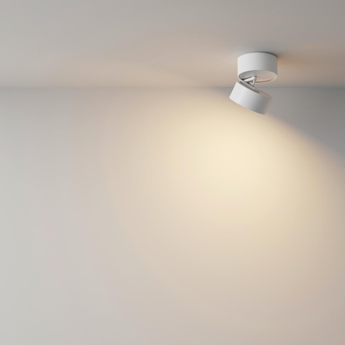 Deckenleuchte Onda Weiß max. 12 Watt - Weiß, Basics, Metall (8,5/8/8,5cm) - MAYTONI