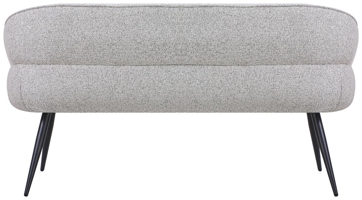 Klop Royal, Siva, Črna - siva/črna, Moderno, kovina/tekstil (150/82/62cm) - Livetastic