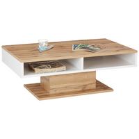 Couchtisch in Eichefarben - Weiss/Eichefarben, Modern, Holzwerkstoff (120/70/43cm) - Mömax