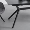 UTDRAGBART BORD VERONA - svart/antracit, Modern, metall/keramik (160-205/91/76cm) - Mömax