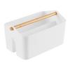 MAND ORGANIZER - Wit, Modern, Kunststof/Natuurlijke materialen (28/16,8/14,8cm) - Mömax