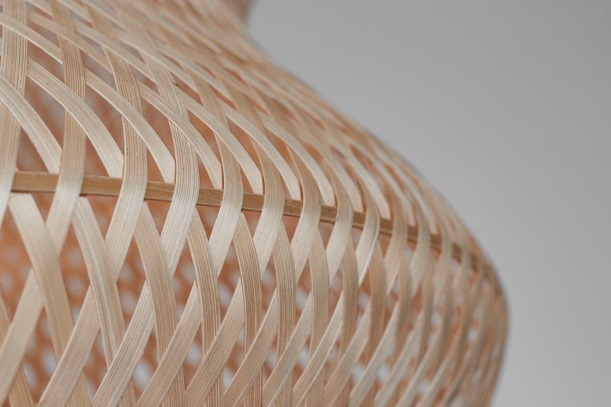 Viseča Svetilka Barbados, Bambus - naravne barve, Basics, naravni materiali (40/67cm) - Good & Mojo