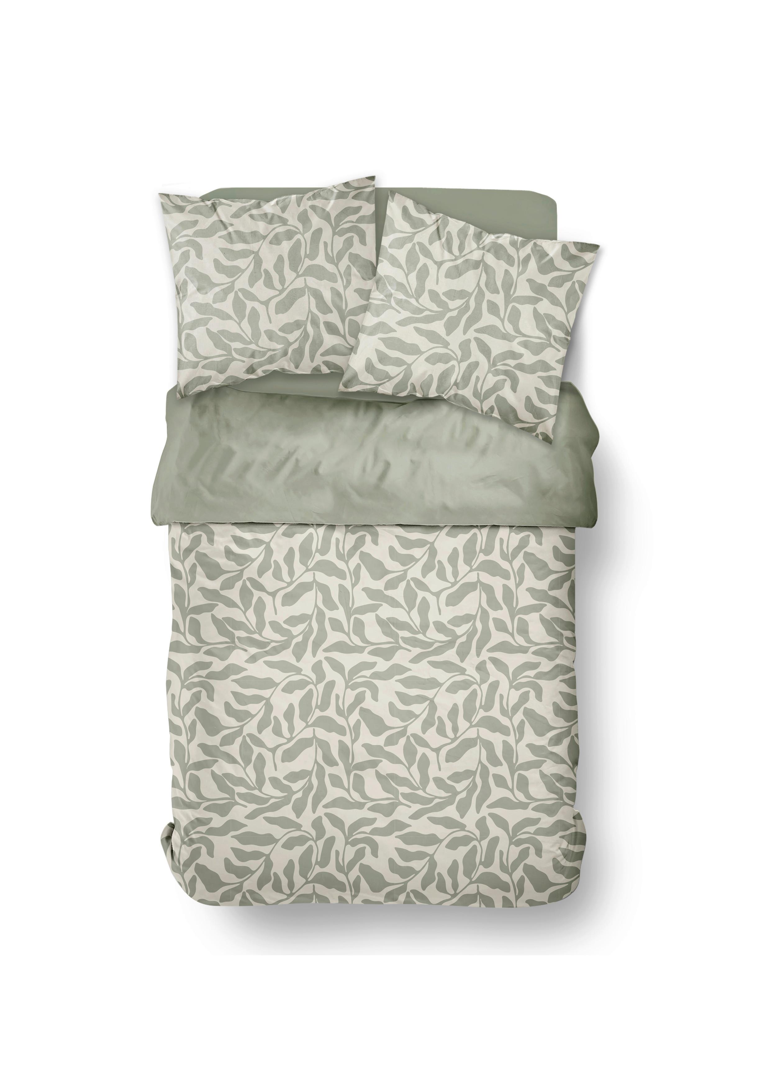 Ágyneműhuzat-garnitúra 3 Részes Leaf - világoszöld, Modern, textil (140/200cm)