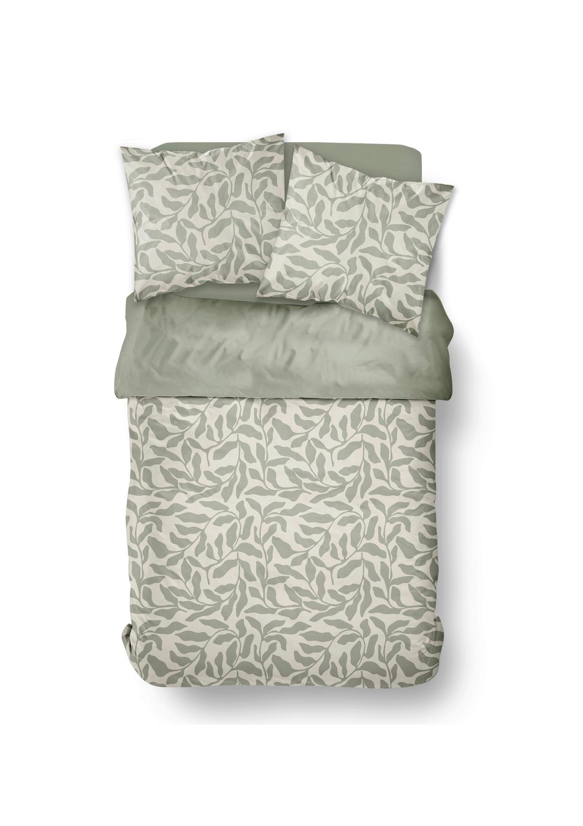Ágyneműhuzat-garnitúra 3 Részes Leaf - világoszöld, Modern, textil (140/200cm)