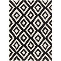 Covor țesut Timon 1 - crem/negru, Modern, textil (80/150cm) - Modern Living