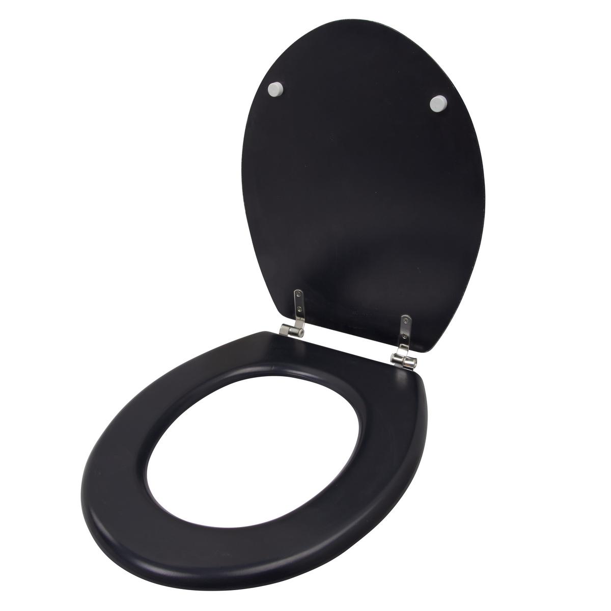 DESKA SEDESOWA WC-SITZ ANTHRAZIT - antracytowy, Basics, tworzywo sztuczne (45/36/5cm)
