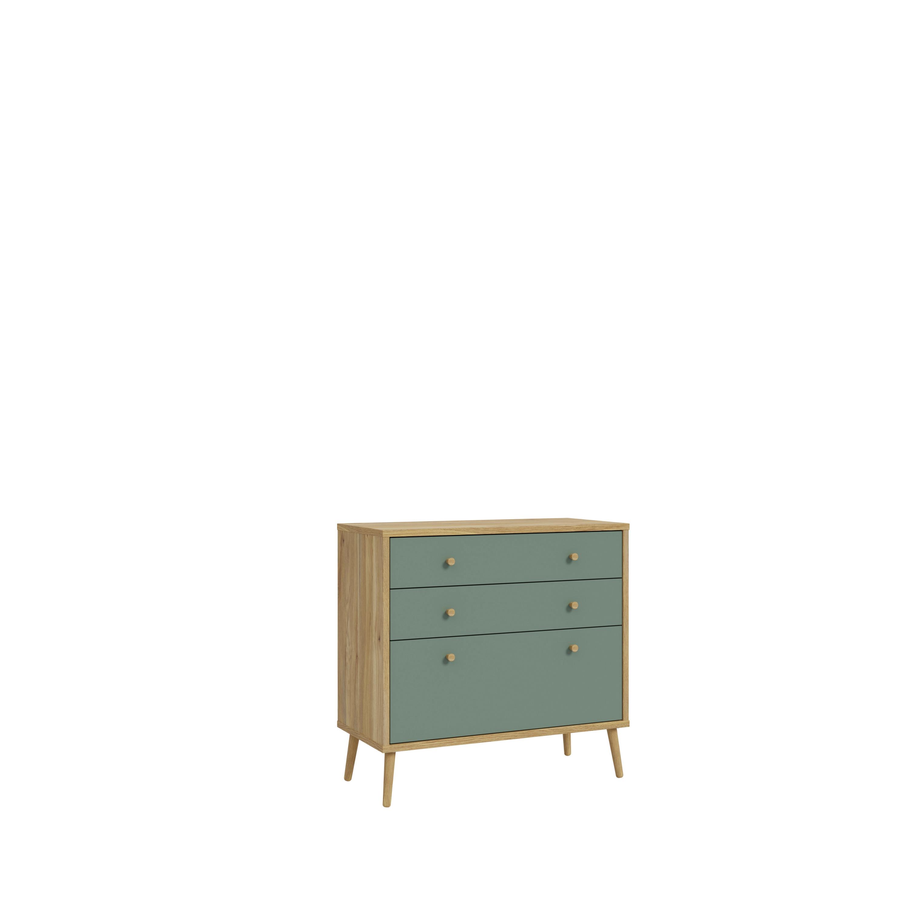 Komoda Whenua - boje hrasta/boje kadulje, Konvencionalno, drvni materijal (89/86/42cm) - Mömax