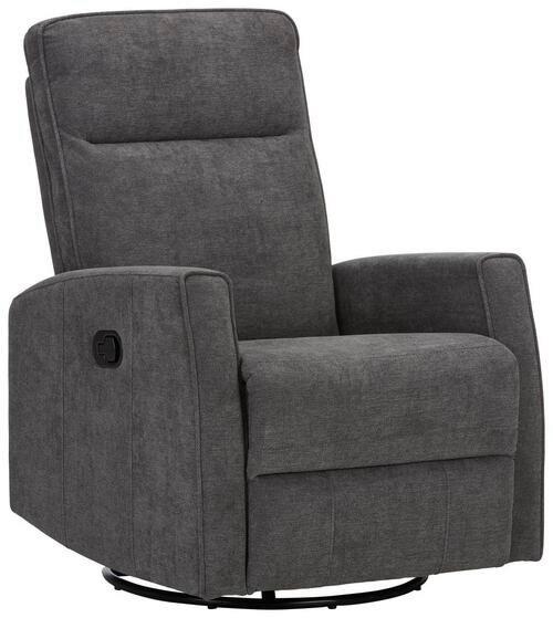 Fotoliu de relaxare Melinda - gri, Modern, metal/textil (76/103/93cm) - Mömax