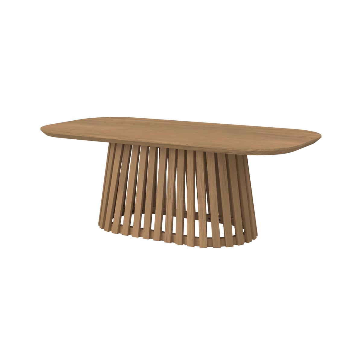 STÓŁ TARASOWY SORRENTO - kolor akacjowy/kolor drewna tekowego, Modern, drewno (100/35/50cm) - Ambia Garden