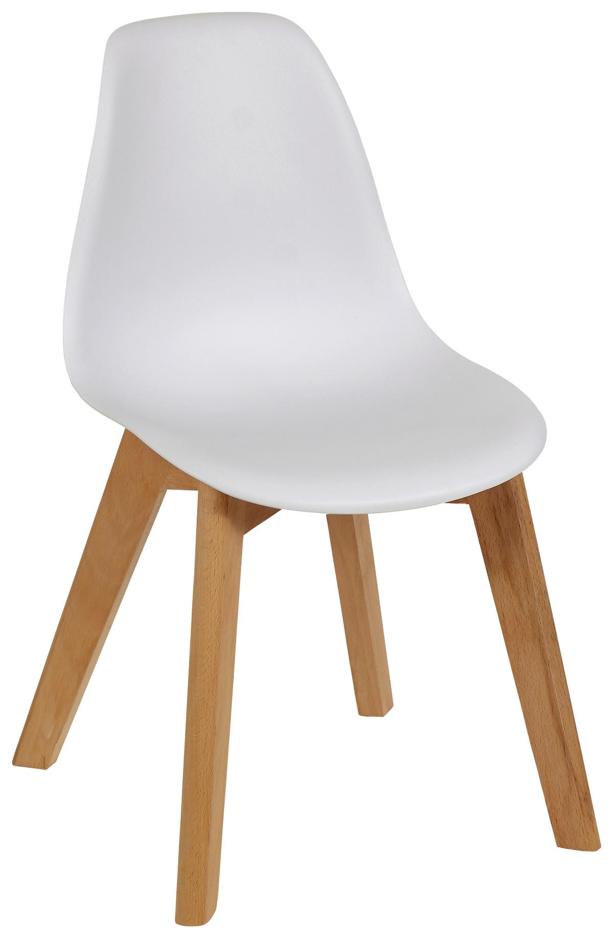 Dječja Stolica Steve - bijela, Moderno, drvo/plastika (32/57/30cm) - Mömax