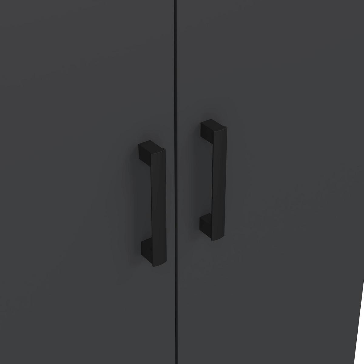 Mehrzweckschrank Bobby I Anthrazit - Anthrazit, KONVENTIONELL, Holz (70/179/34cm) - Mömax