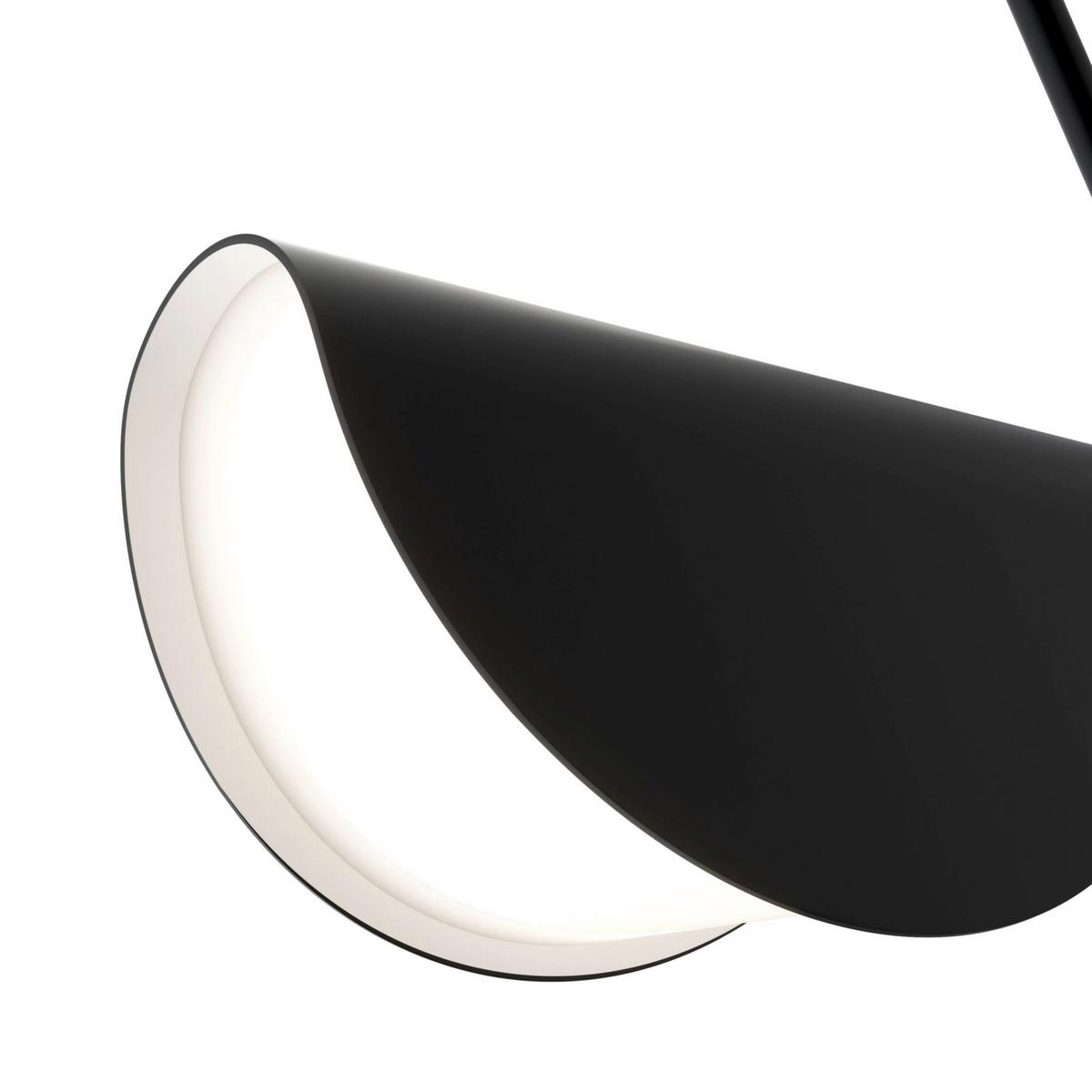 LAMPE À PENDENTIF MOLLIS - Weiss/Schwarz, Basics, Kunststoff/Metall (23/39,3/9,5cm) - MAYTONI