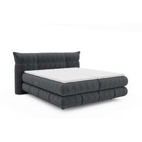 Pat boxpring Auris - grafit, Konventionell, textil (180/200cm) - Premium Living