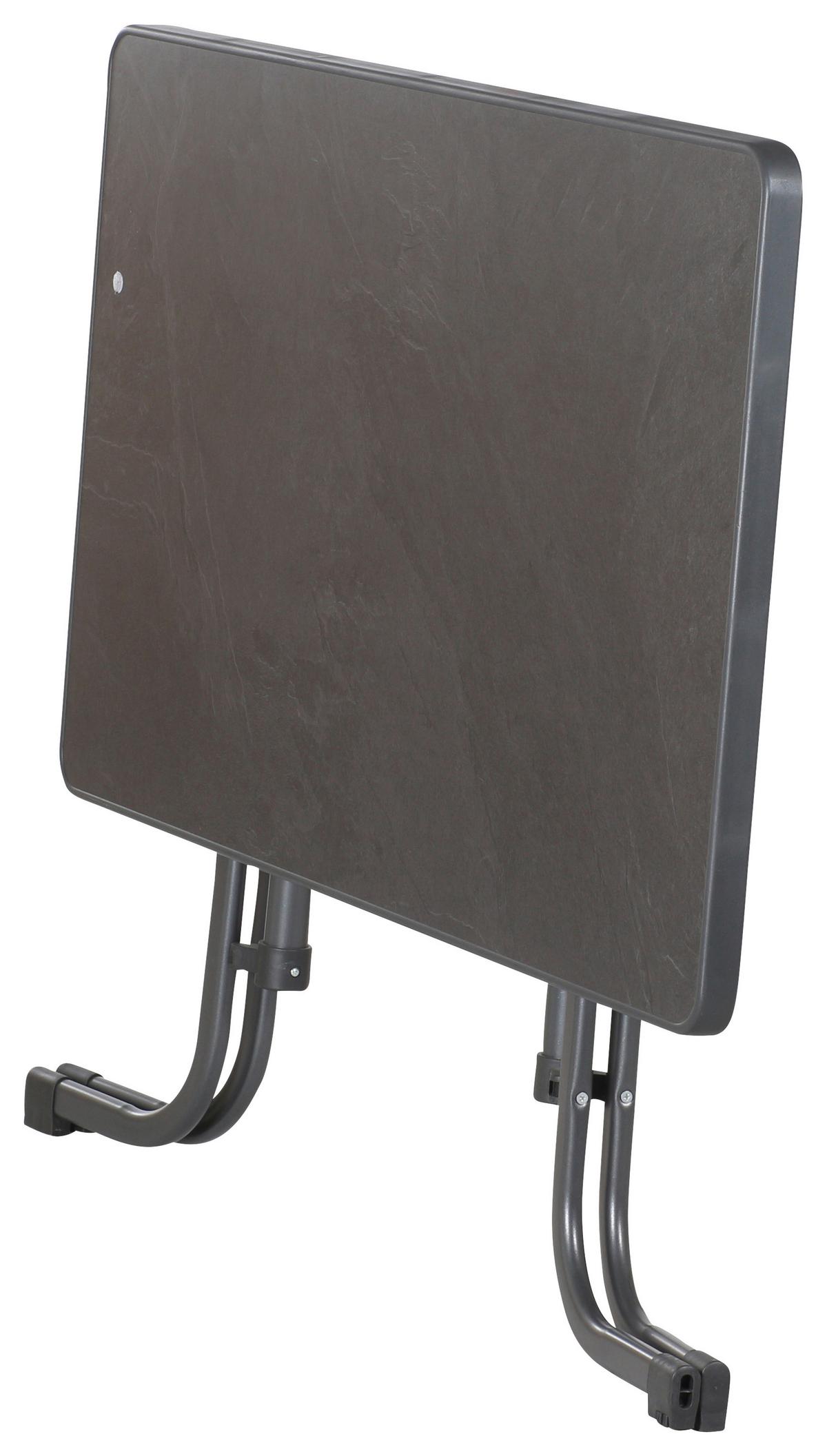 Gartentisch ca.115x70x72cm Grau - Grau, MODERN, Holzwerkstoff/Metall (115/70/72cm) - Sieger