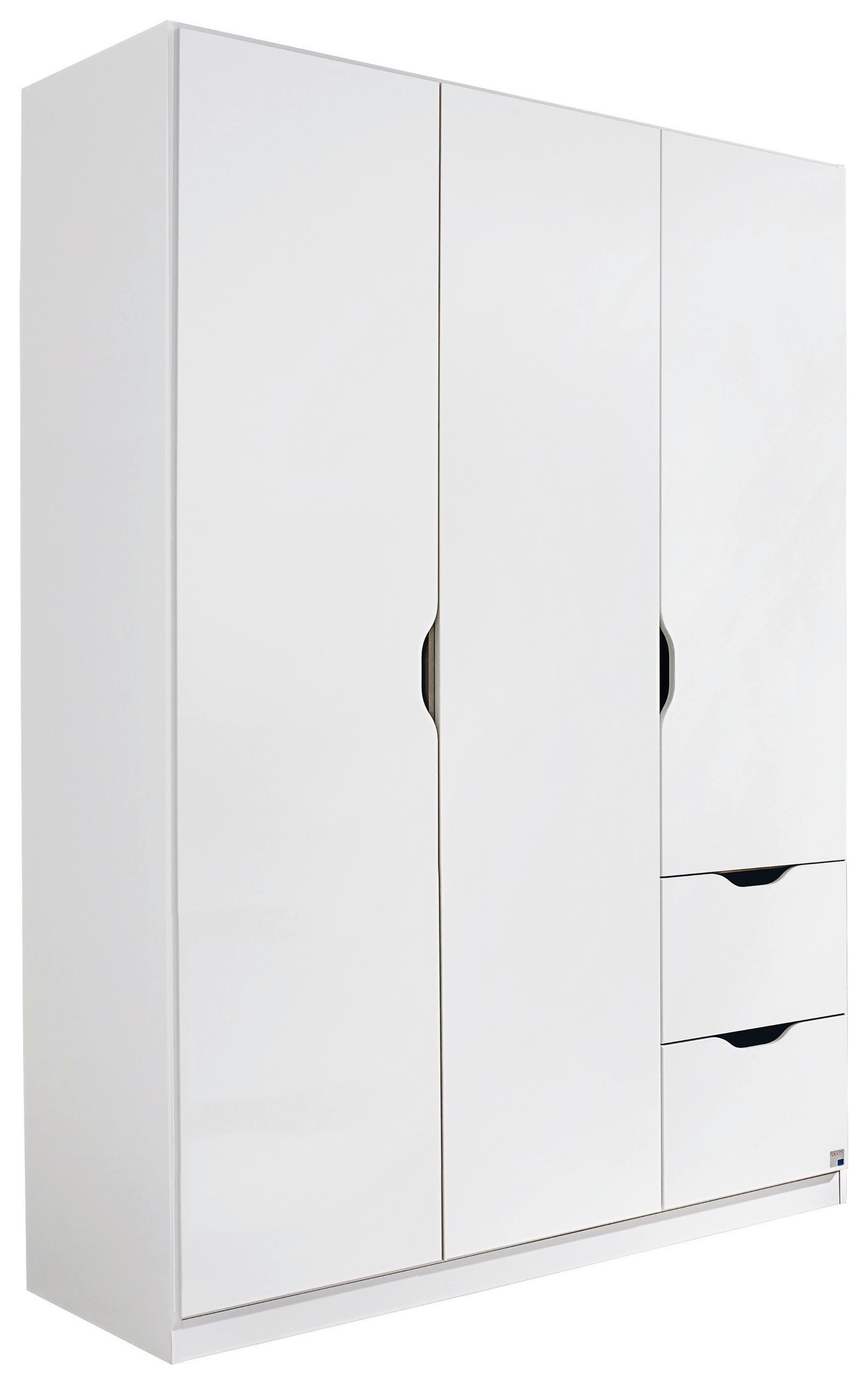 Omara Za Oblačila Arnstein, Bela - bela, Konvencionalno, leseni material (136/197/54cm) - home24