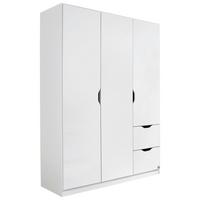 Omara Za Oblačila Arnstein, Bela - bela, Konvencionalno, leseni material (136/197/54cm) - home24