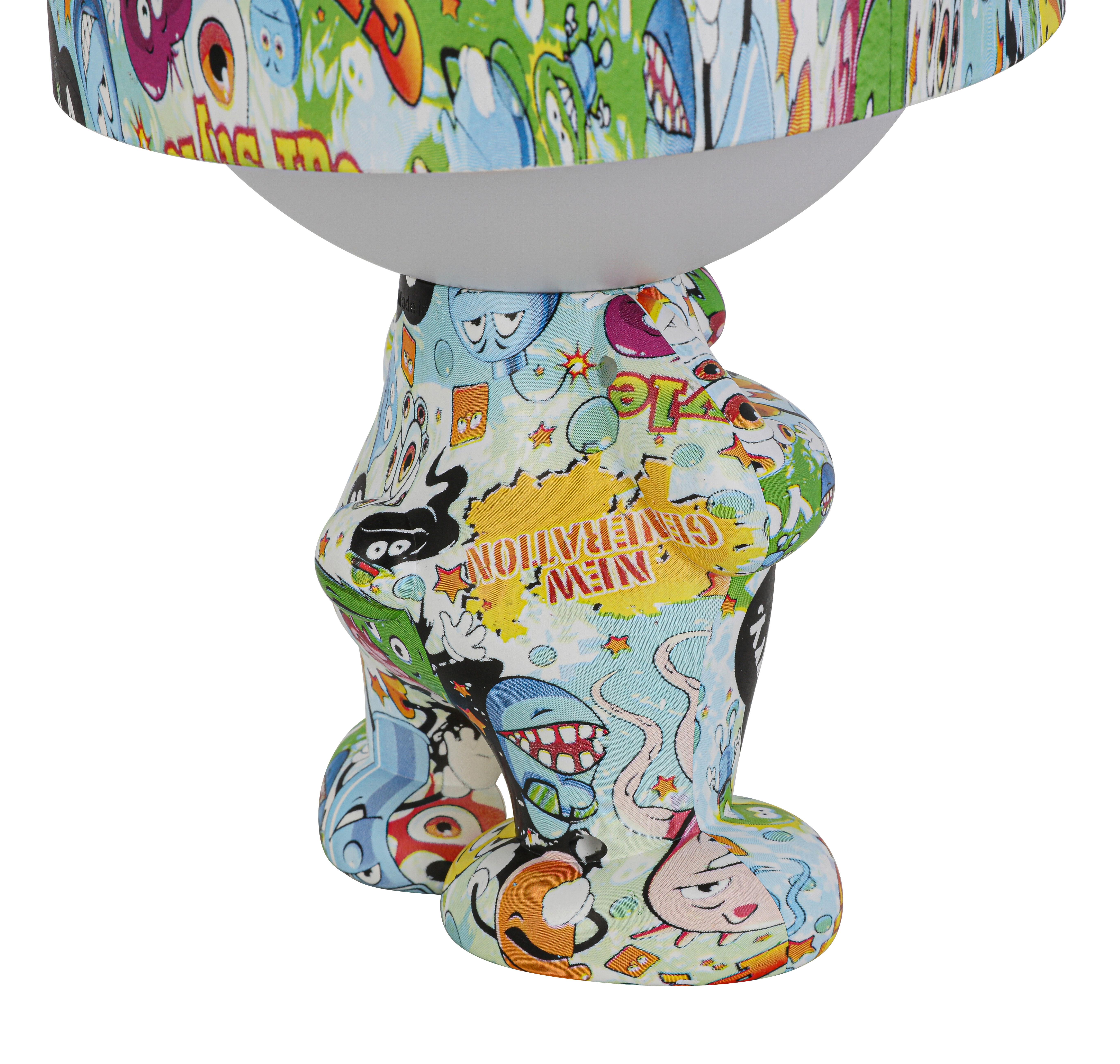 LED-DEKORATIONSLAMPA LEA - kromfärg/multicolor, Modern, metall/plast (17/17/30cm) - Mömax