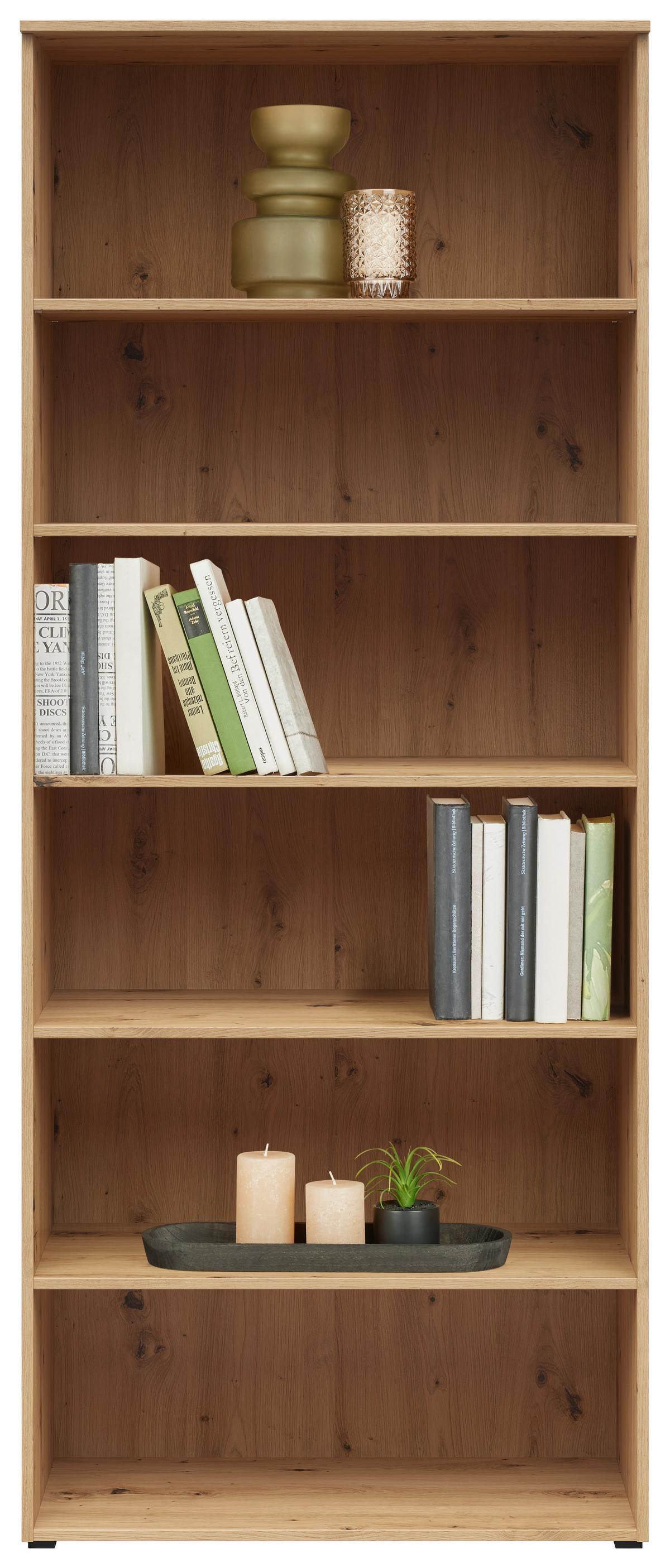 Regal Multistauraum Eiche Artisan - Anthrazit/Eiche Artisan, MODERN, Holzwerkstoff/Kunststoff (80/195/40cm) - Mömax