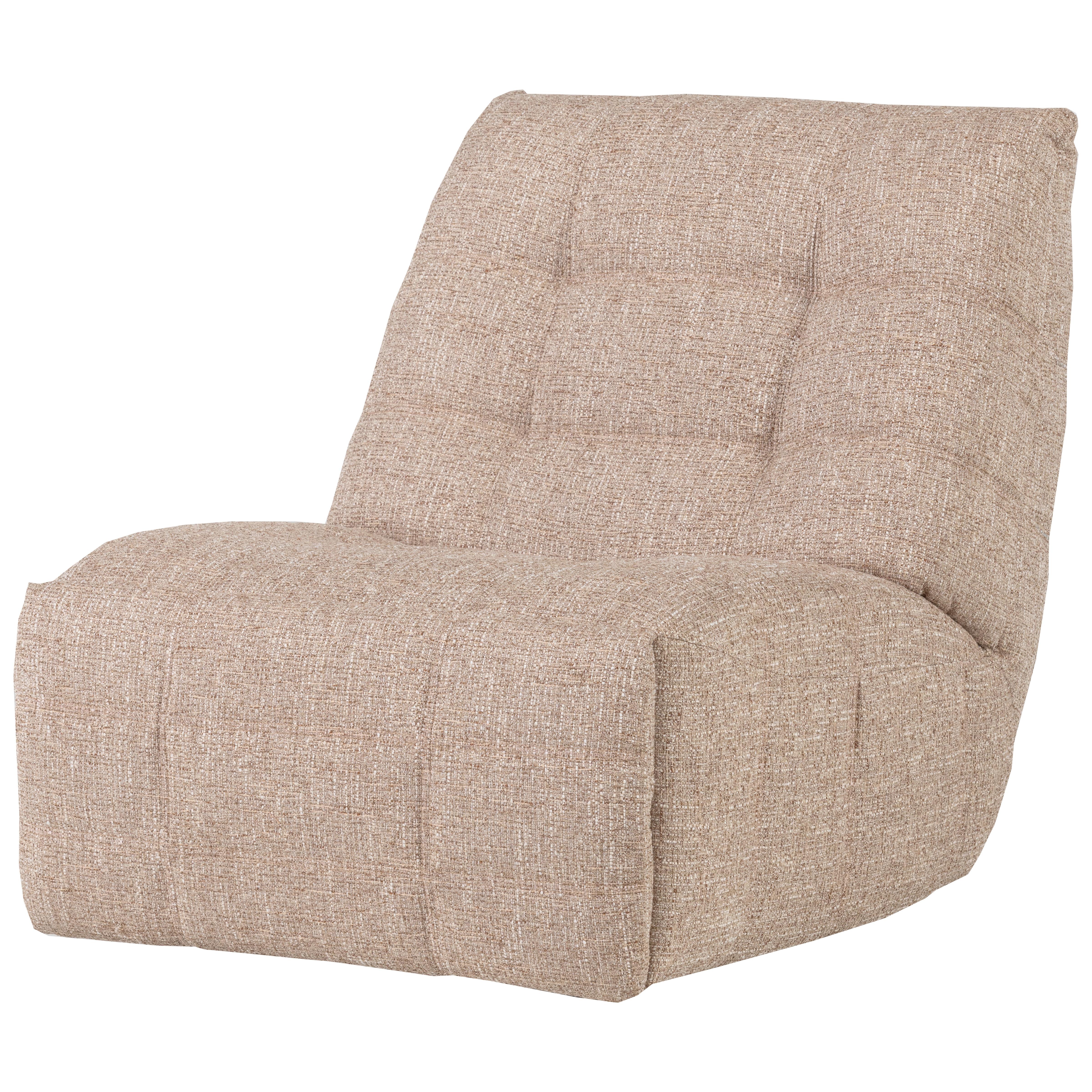 RELAXSESSEL Hein Naturfarben B: 98cm - Naturfarben, Design, Textil (98/94/83cm) - Livetastic
