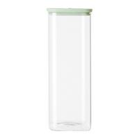 Üveg Ételtároló Fedéllel Selina - zöld/átlátszó, Modern, műanyag/Üveg (10,3/26,8/10,3cm) - Modern Living