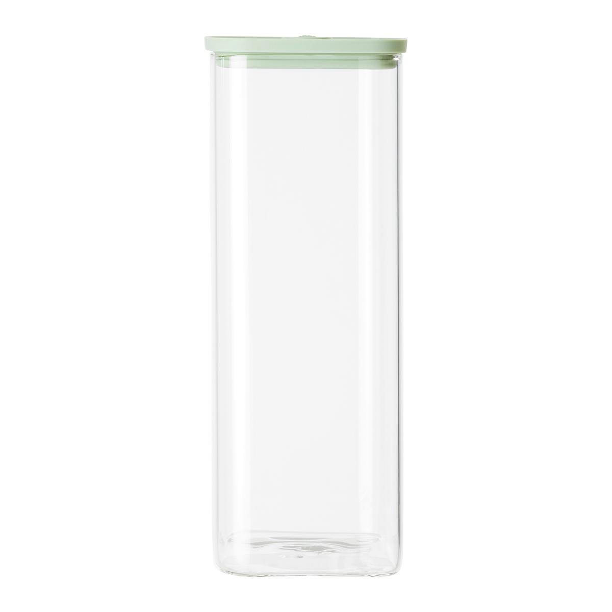 Üveg Ételtároló Fedéllel Selina - zöld/átlátszó, Modern, műanyag/Üveg (10,3/26,8/10,3cm) - Modern Living