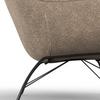 FÅTÖLJ ROBIN - brun/svart, Modern, metall/textil (72/78/81cm) - Bessagi Home