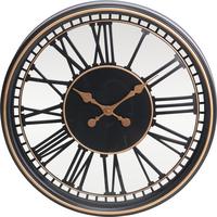 Zidni Sat Silent - crna, Moderno, plastika (49,5cm)