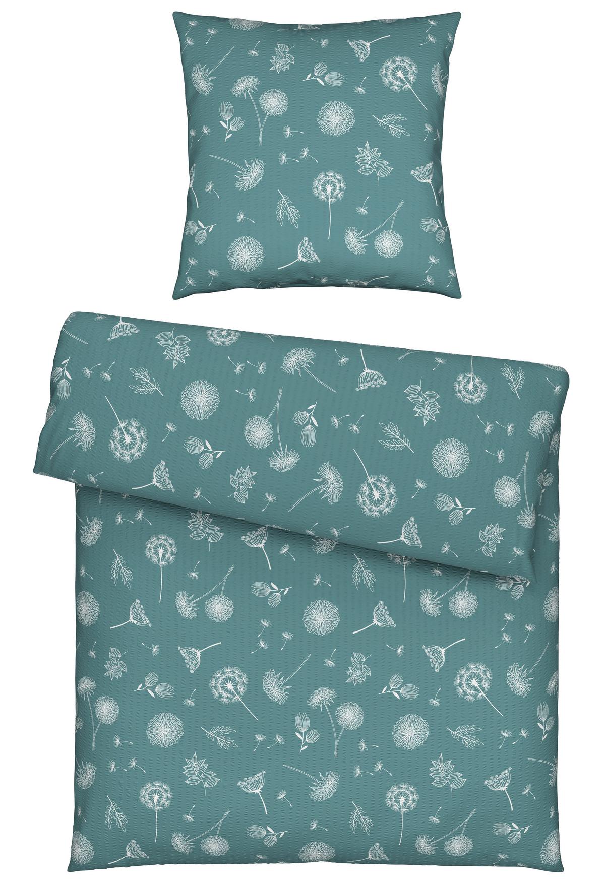 Bettwäsche Pusteblume XL Blau ca. 155x220cm - Blau, KONVENTIONELL, Textil (155/220cm) - Modern Living