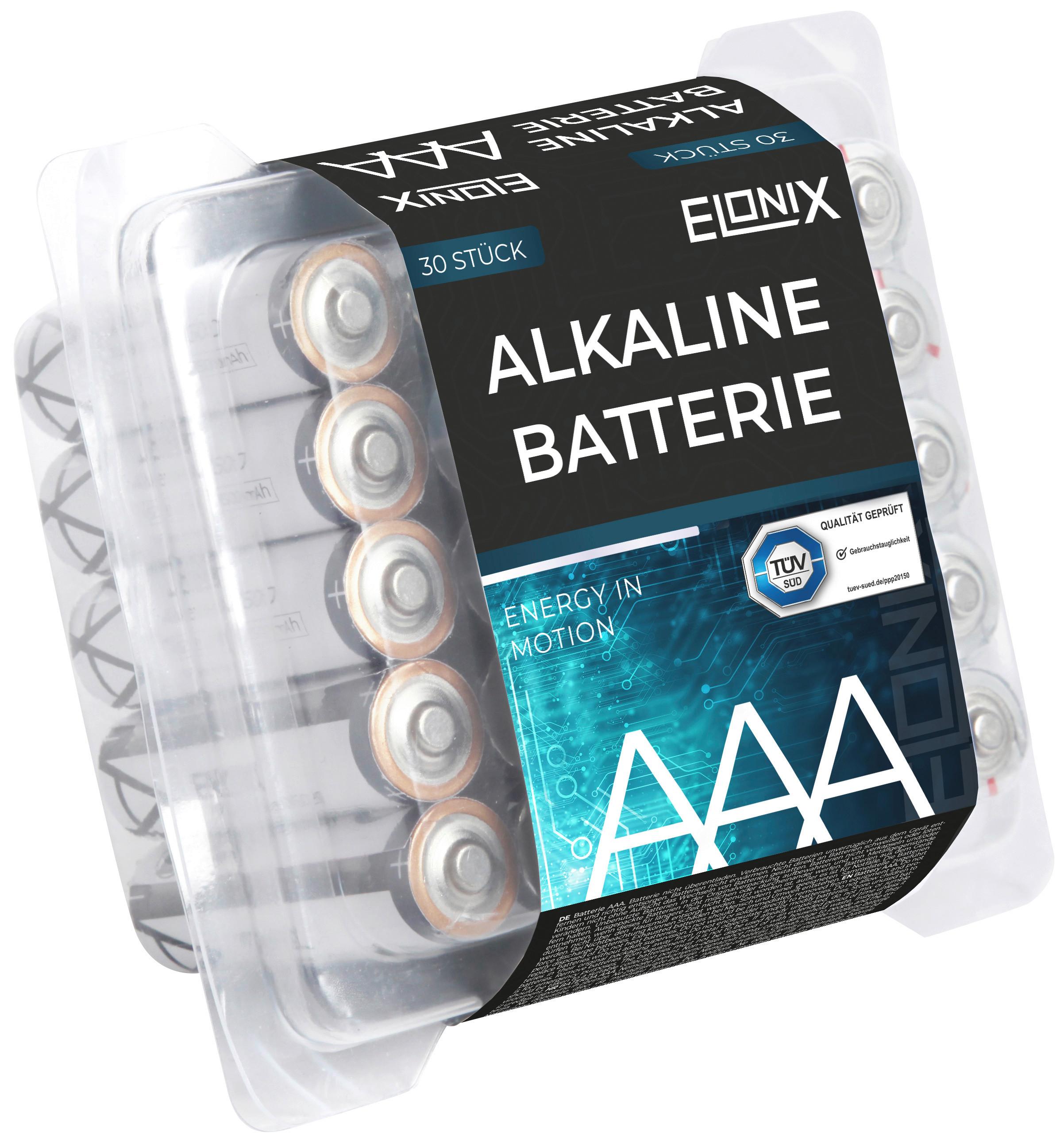 Baterija Alkaline Lr03/aaa 30pk - modra/črna, Basics (1/4,3cm)