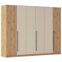 Kleiderschrank Safari Champagner/Eiche Artisan - Champagner/Eiche Artisan, KONVENTIONELL, Holzwerkstoff (271/229/54cm) - Based