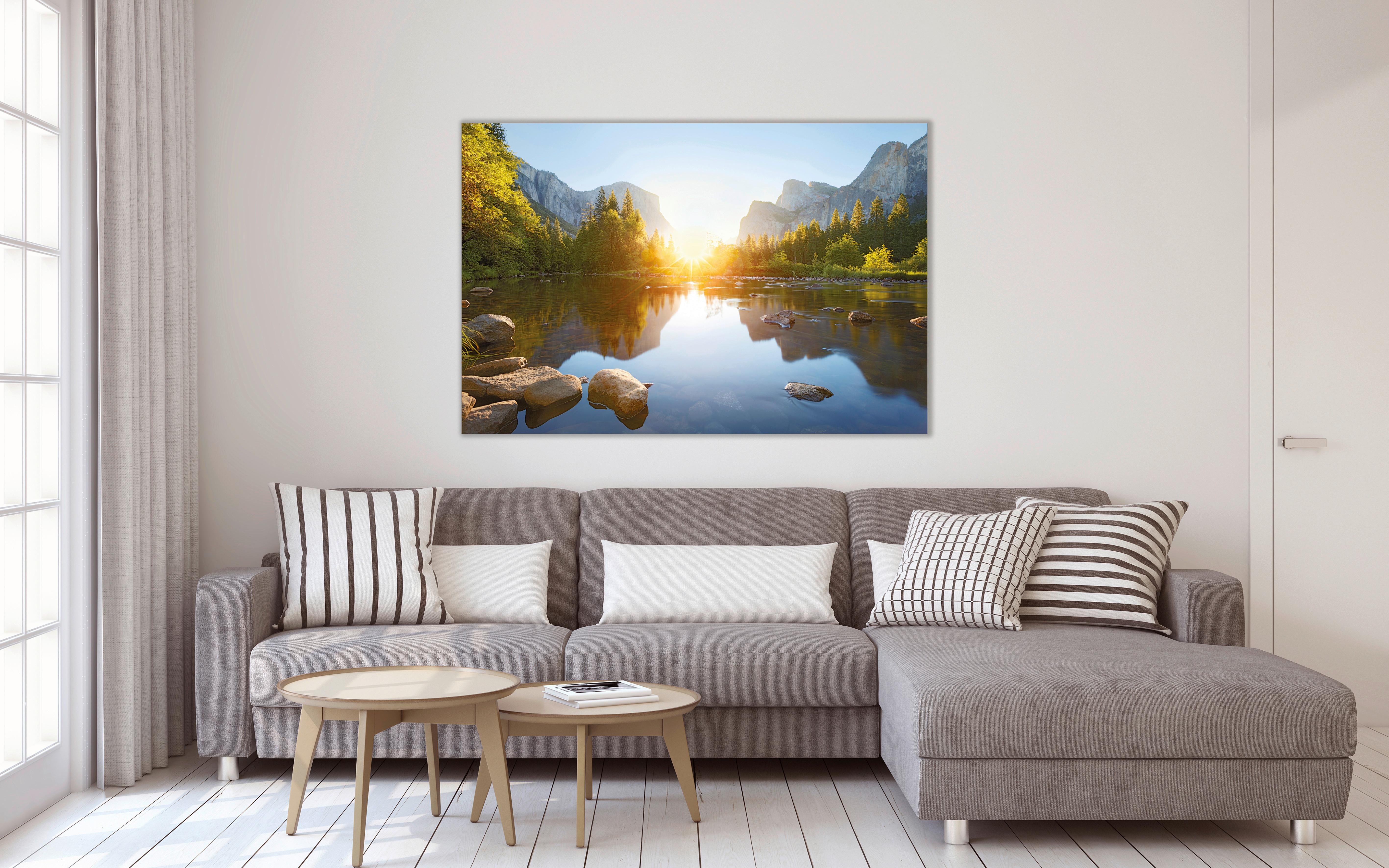 Slika U Blind Ramu 150x100x3cm Desteny - svetloplava, Osnovno, drvo (150/100/3cm) - Mömax