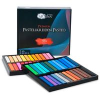 Malset Colour 48-teilig - Blau/Schwarz, Basics (6,2/10/0,8cm) - Premium Living