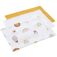 Scutec textil Lion - galben/alb, Konventionell, textil (80/80cm) - Modern Living