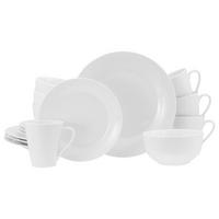 Kombinirani Servis Base, 16-Delni - bela, Basics, keramika - Creatable