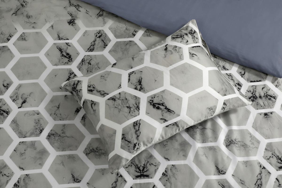 Bettwäscheset Aventura 125-De Grau 135x225 - Grau, Basics, Textil (135/200cm) - Kayoom