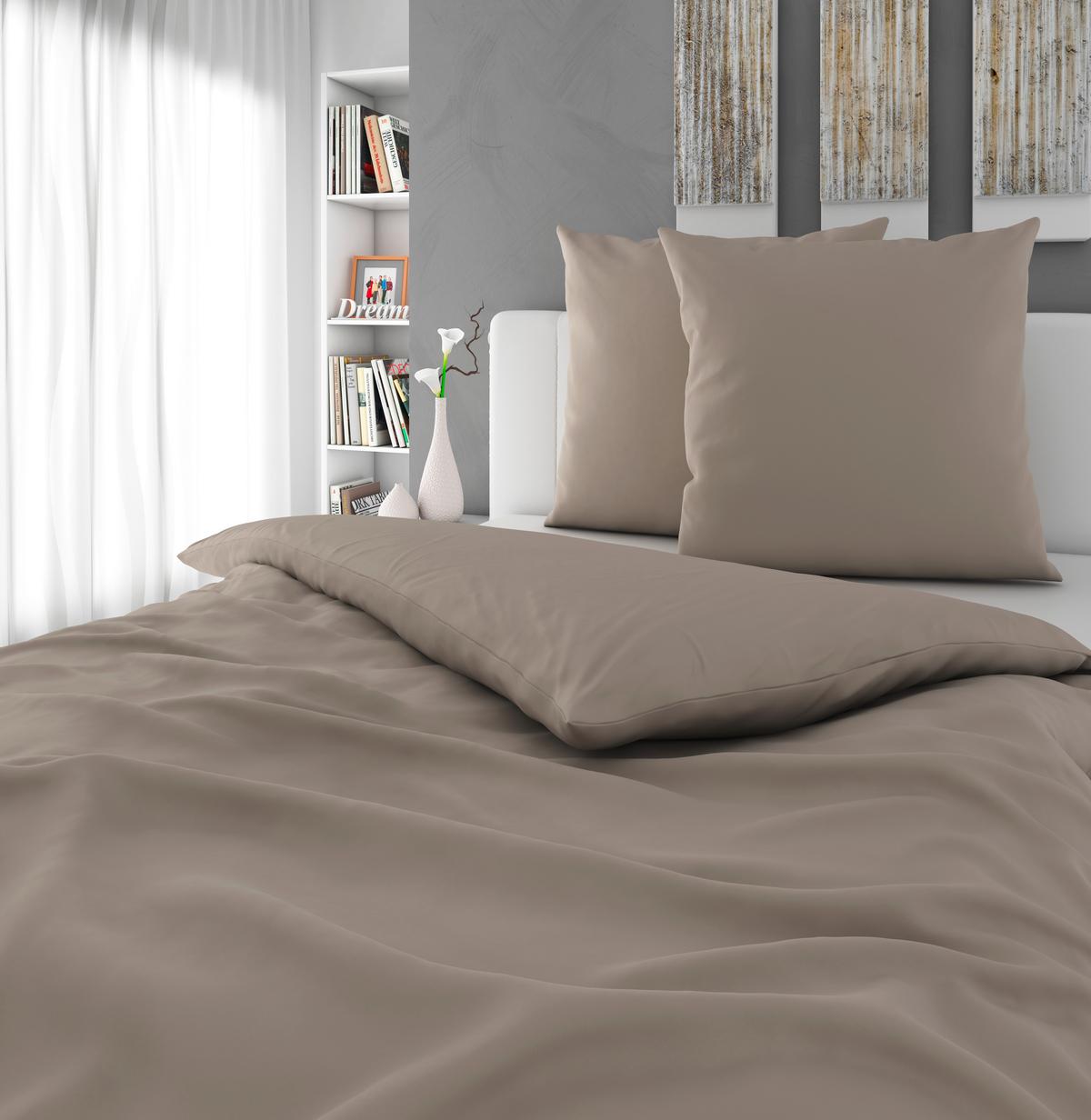 POŚCIEL THESABAN - beżowy, tkanina (200/200cm) - Esposa