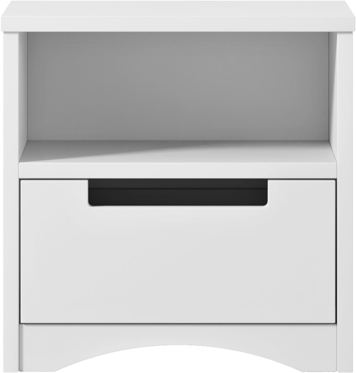 Noćni Ormarić Classic - bijela, Moderno, drvni materijal (40/40/30cm) - Bessagi Kids