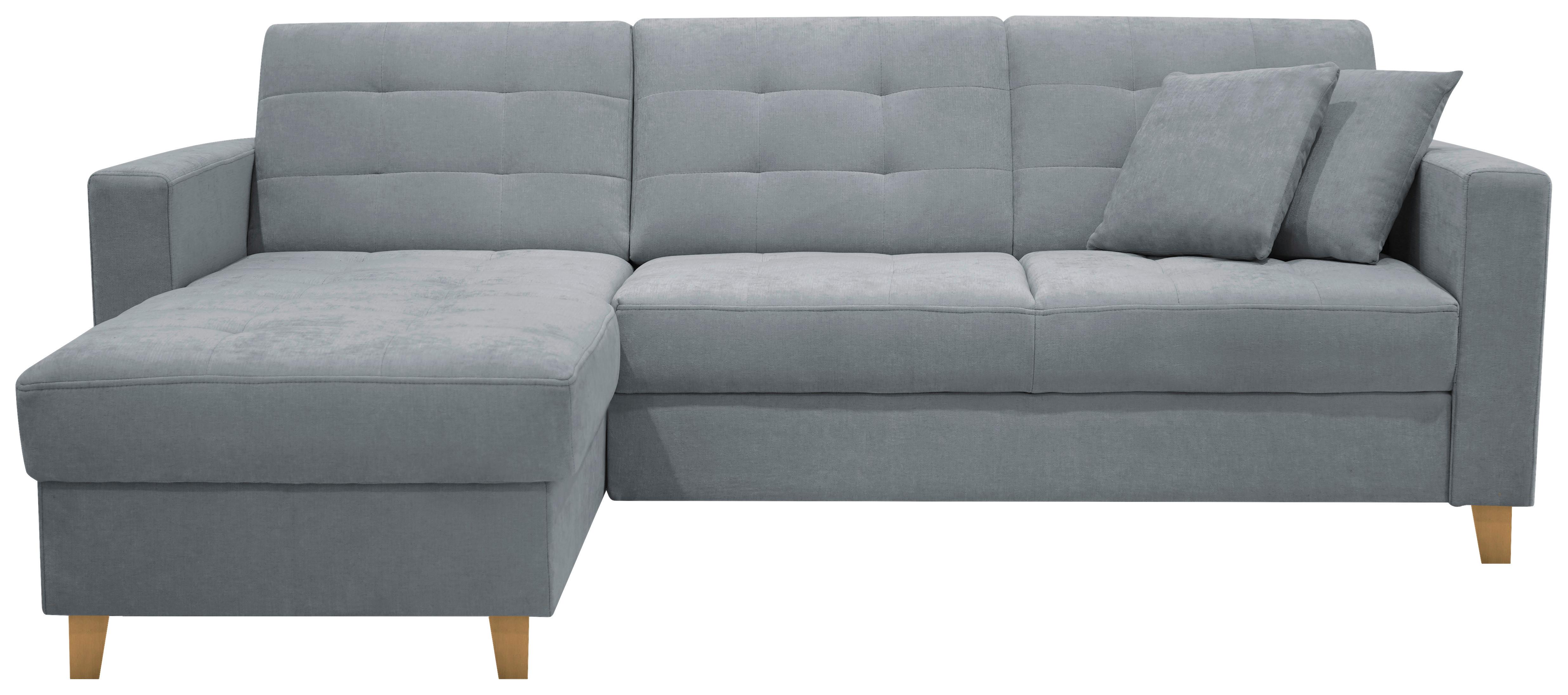 Kutna Garnitura Bjorn - siva/prirodne boje, Design, tekstil/drvo (160/231cm) - Luca Bessoni