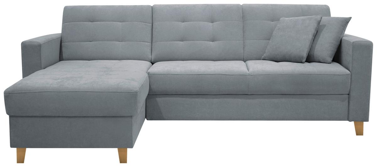 Kutna Garnitura Bjorn - siva/prirodne boje, Design, tekstil/drvo (160/231cm) - Luca Bessoni