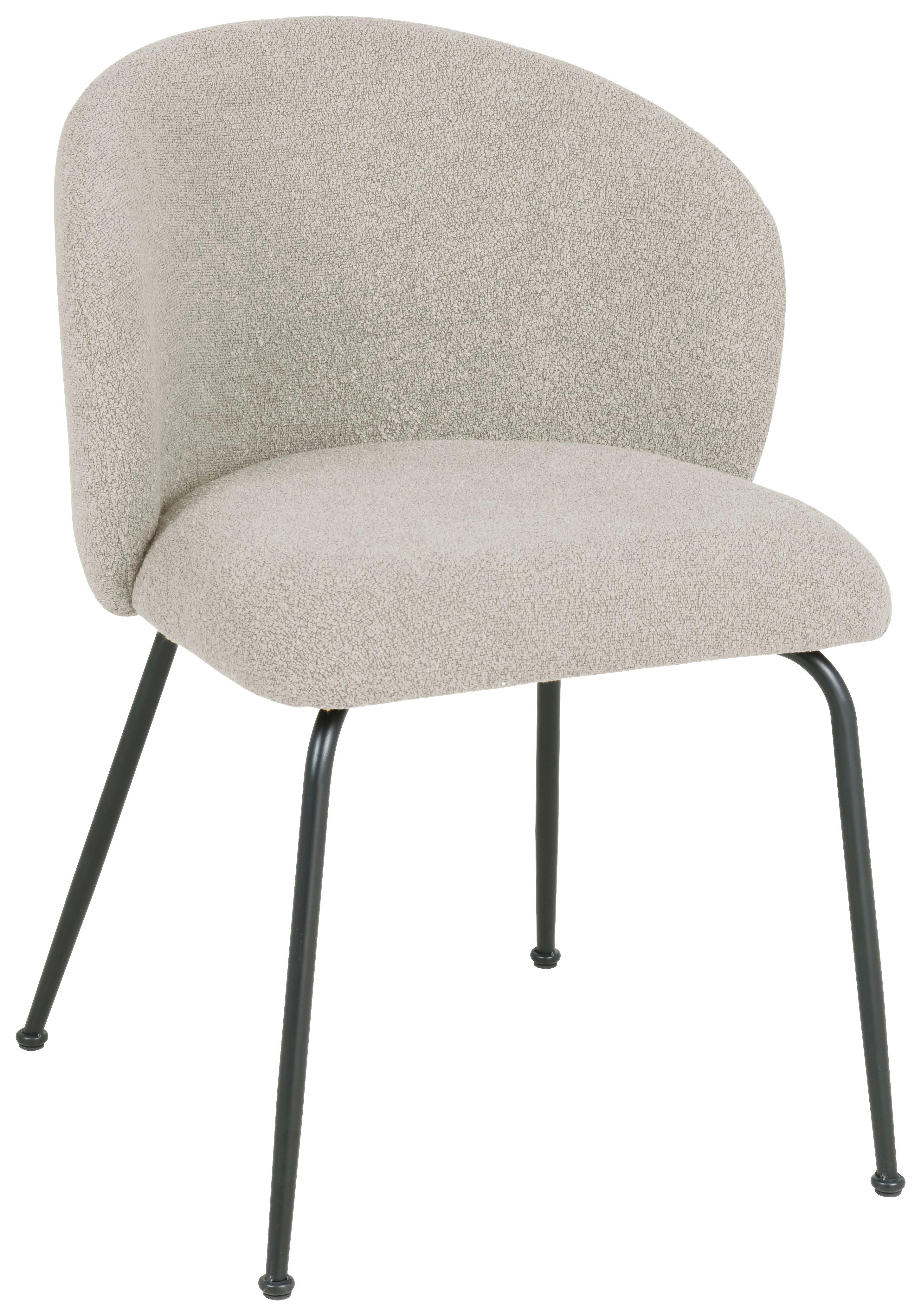KRZESŁO CHICA - czarny/taupe, Design, metal/tkanina (57/79/59cm) - Xora